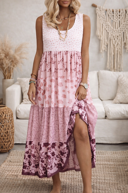 Vestido sin mangas con estampado bohemio de Isabella Sol