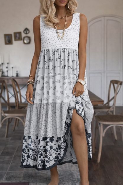 Vestido sin mangas con estampado bohemio de Isabella Sol
