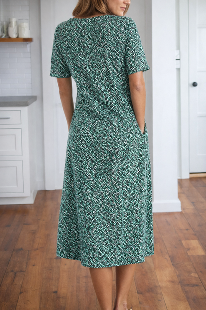 Vestido midi con estampado floral de Isabella Sol