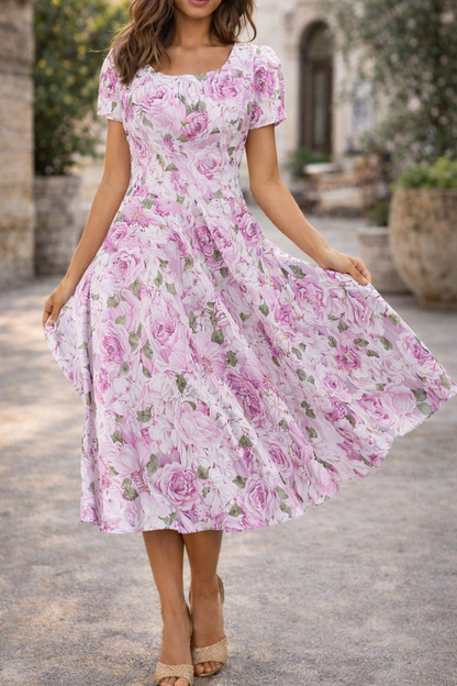 Vestido de verano Isabella Sol con estampado floral para uso diario.
