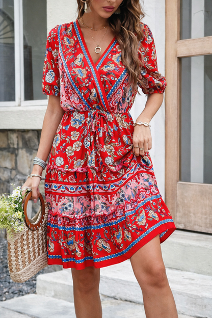 Vestido de verano estampado floral de Isabella Sol