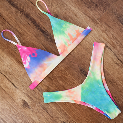 Bikini liso con tirantes de Isabella Sol
