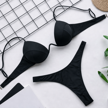 Traje de baño bikini Isabella Sol Perfect-Fit de colores vibrantes