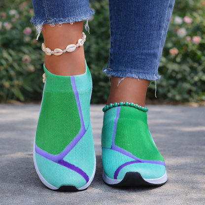 Zapatillas deportivas de malla con bloques de color de Isabella Sol