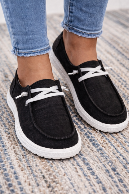 Zapatillas deportivas Isabella Sol Everyday Comfort de lona a cuadros
