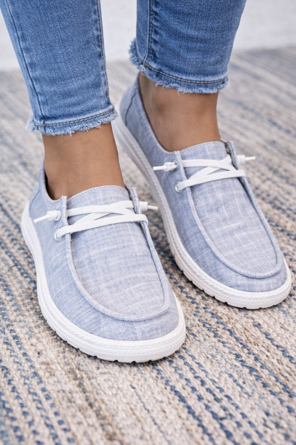 Zapatillas deportivas Isabella Sol Everyday Comfort de lona a cuadros
