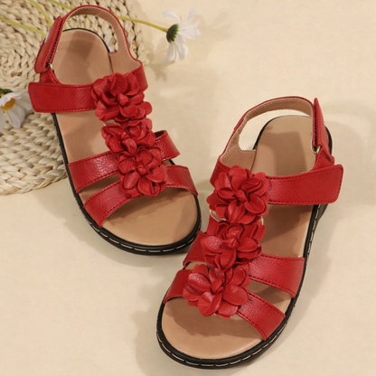 Sandalias de cuña Floral Comfort Isabella Sol