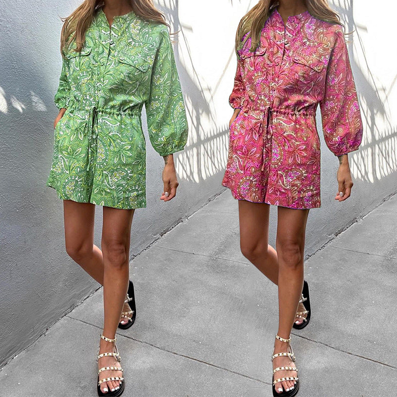Vibrant Print Isabella Sol Summer Romper