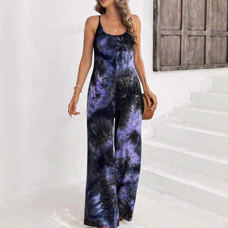 Mono sin mangas estampado elegante de Isabella Sol