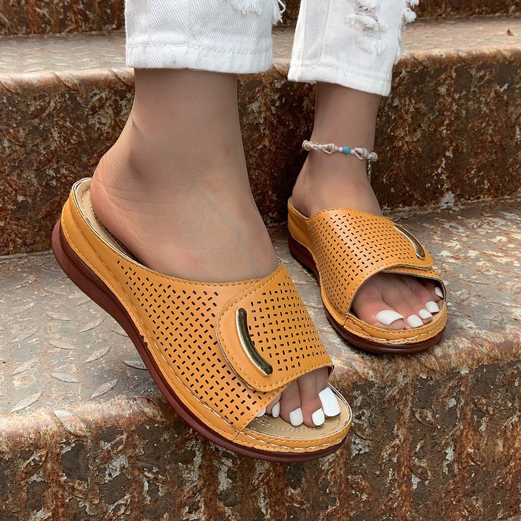 Sandalias de plataforma huecas Isabella Sol para mujer