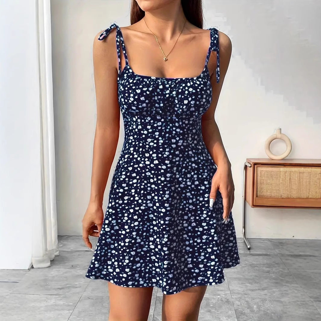 Chic Floral Strap Dress by Isabella Sol