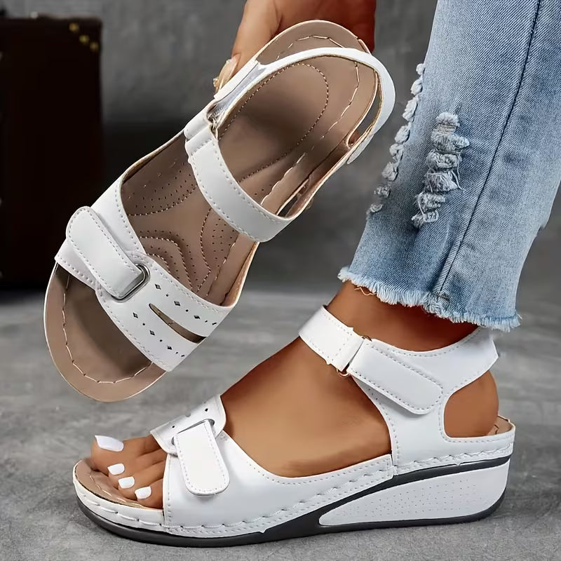 Sandalias de cuña cómodas Isabella Sol Perfect-Fit Strap