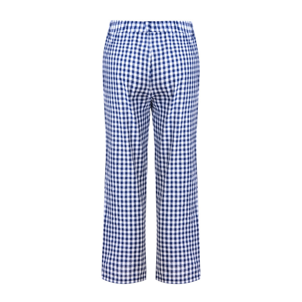 Pantalones cortos a cuadros versátiles de Isabella Sol