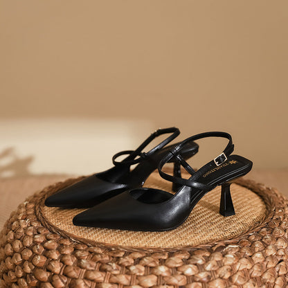Elegantes sandalias de tacón alto con punta afilada de Isabella Sol