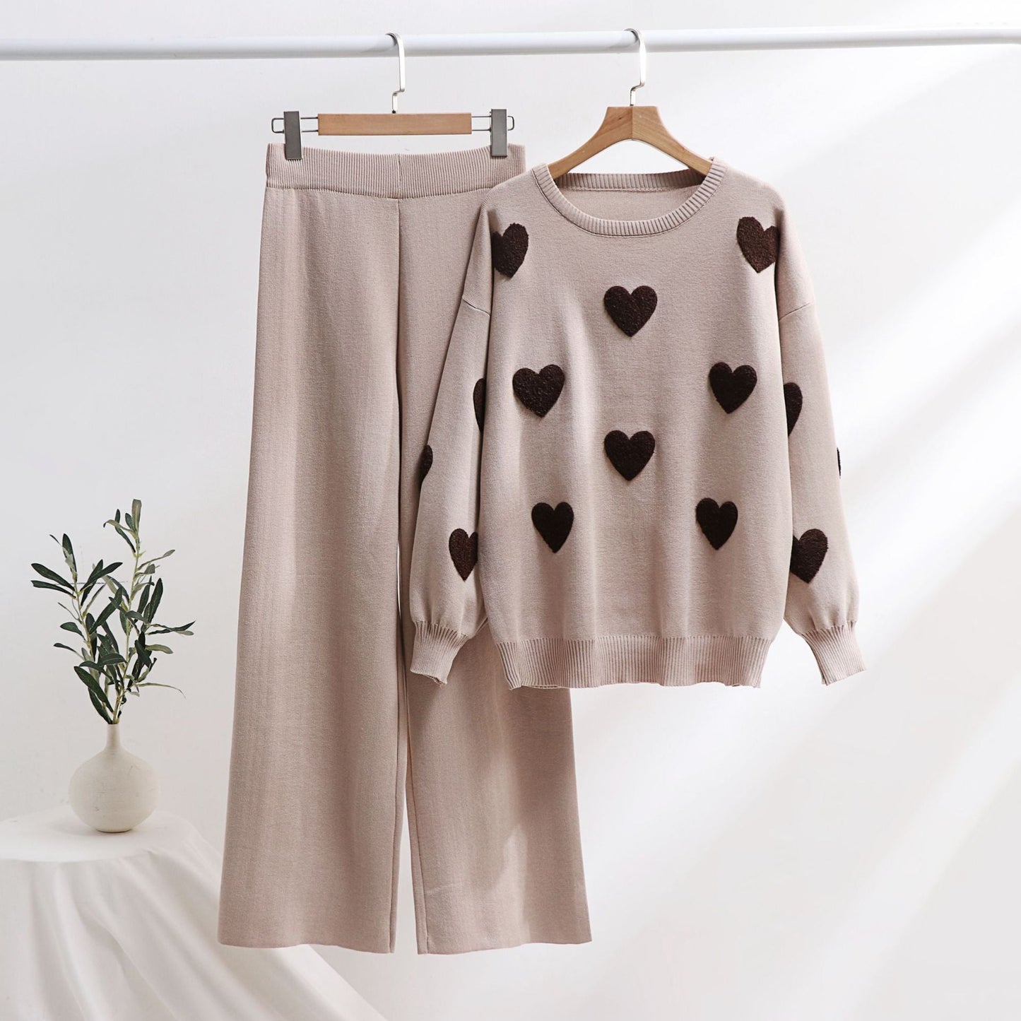 Conjunto de punto con forma de corazón de Isabella Sol