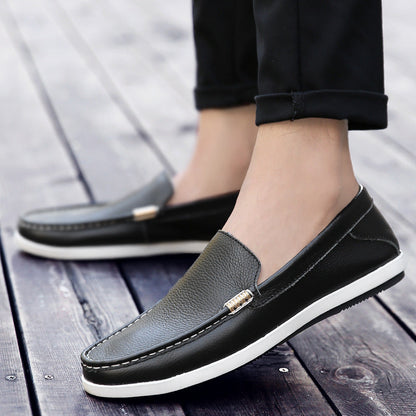Mocasines de piel transpirable Isabella Sol para hombre