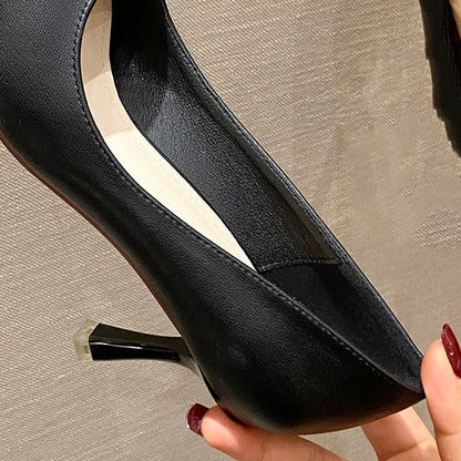 Elegantes zapatos de tacón de punta de Isabella Sol.