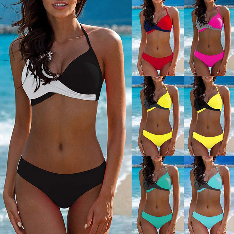 Chic Colorblock Isabella Sol Bikini Set