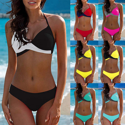 Chic Colorblock Isabella Sol Bikini Set