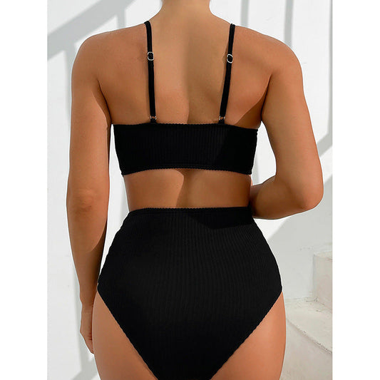 Traje de baño de dos piezas de bikini a rayas elegantes Isabella Sol