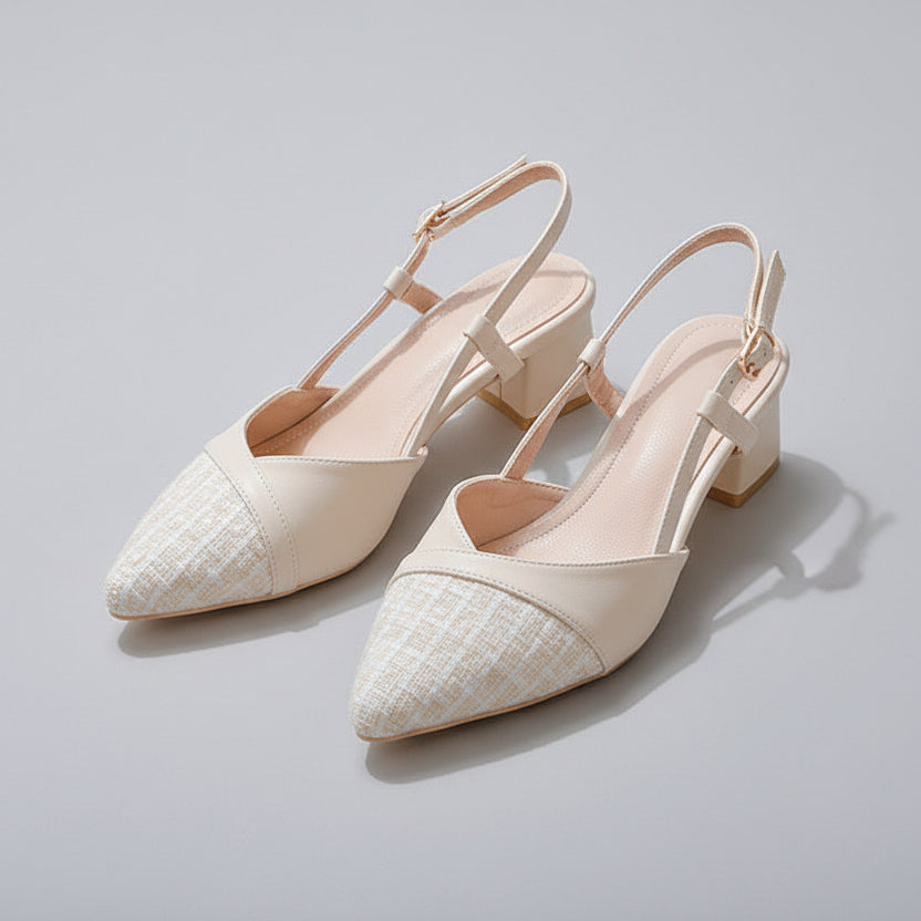 Elegantes sandalias de tacón de punta Isabella Sol