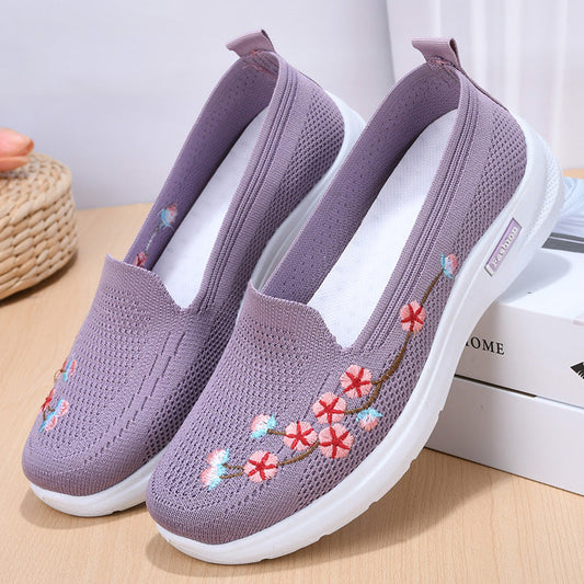 Breathable Embroidered Pumps by Isabella Sol