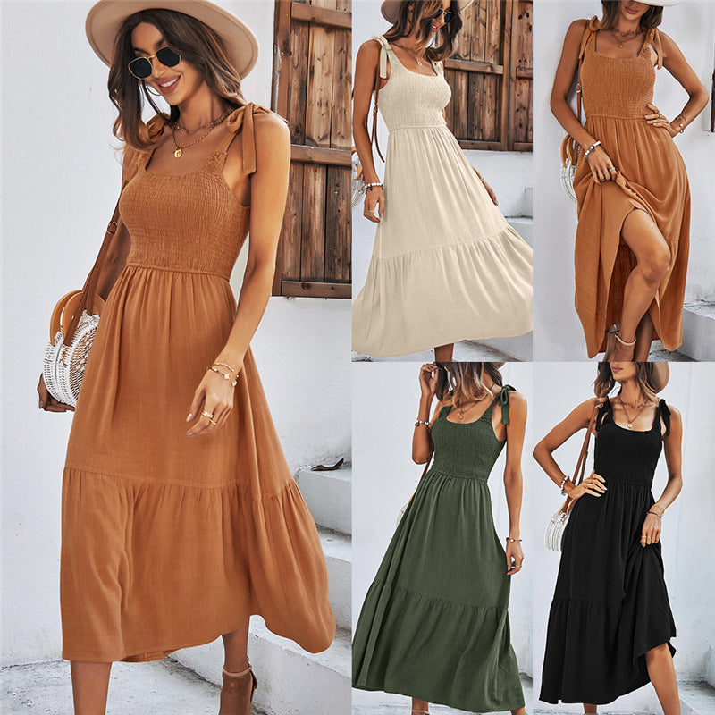 Chic Summer A-Line Dress by Isabella Sol