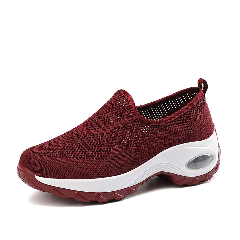Zapatillas sin cordones de malla transpirable Isabella Sol para mujer