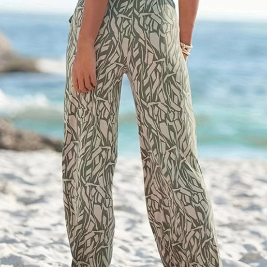 Floral Wide-Leg Pants by Isabella Sol