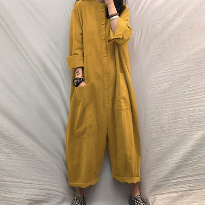 Relaxed Multi Pocket Jumpsuit by Isabella Sol