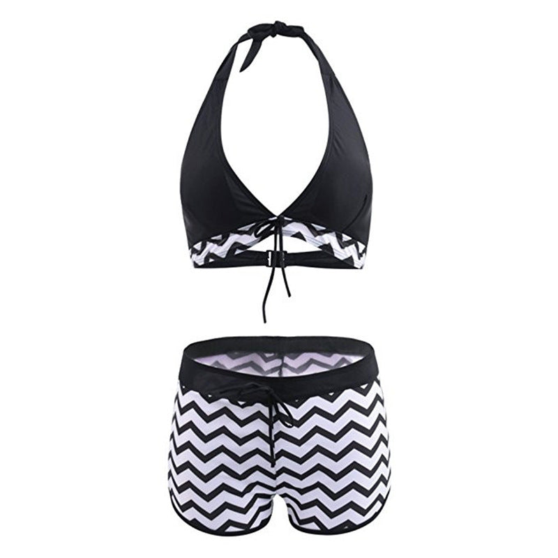 Conjunto de bikini y shorts Chic Zigzag Isabella Sol
