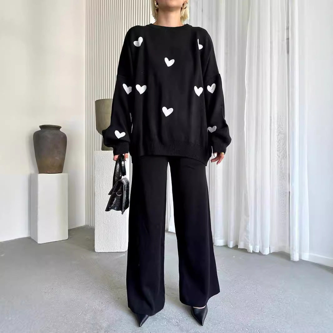 Conjunto de punto con forma de corazón de Isabella Sol