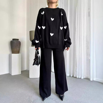 Conjunto de punto con forma de corazón de Isabella Sol
