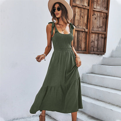 Elegante vestido de verano de corte A de Isabella Sol