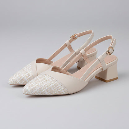 Elegantes sandalias de tacón de punta Isabella Sol