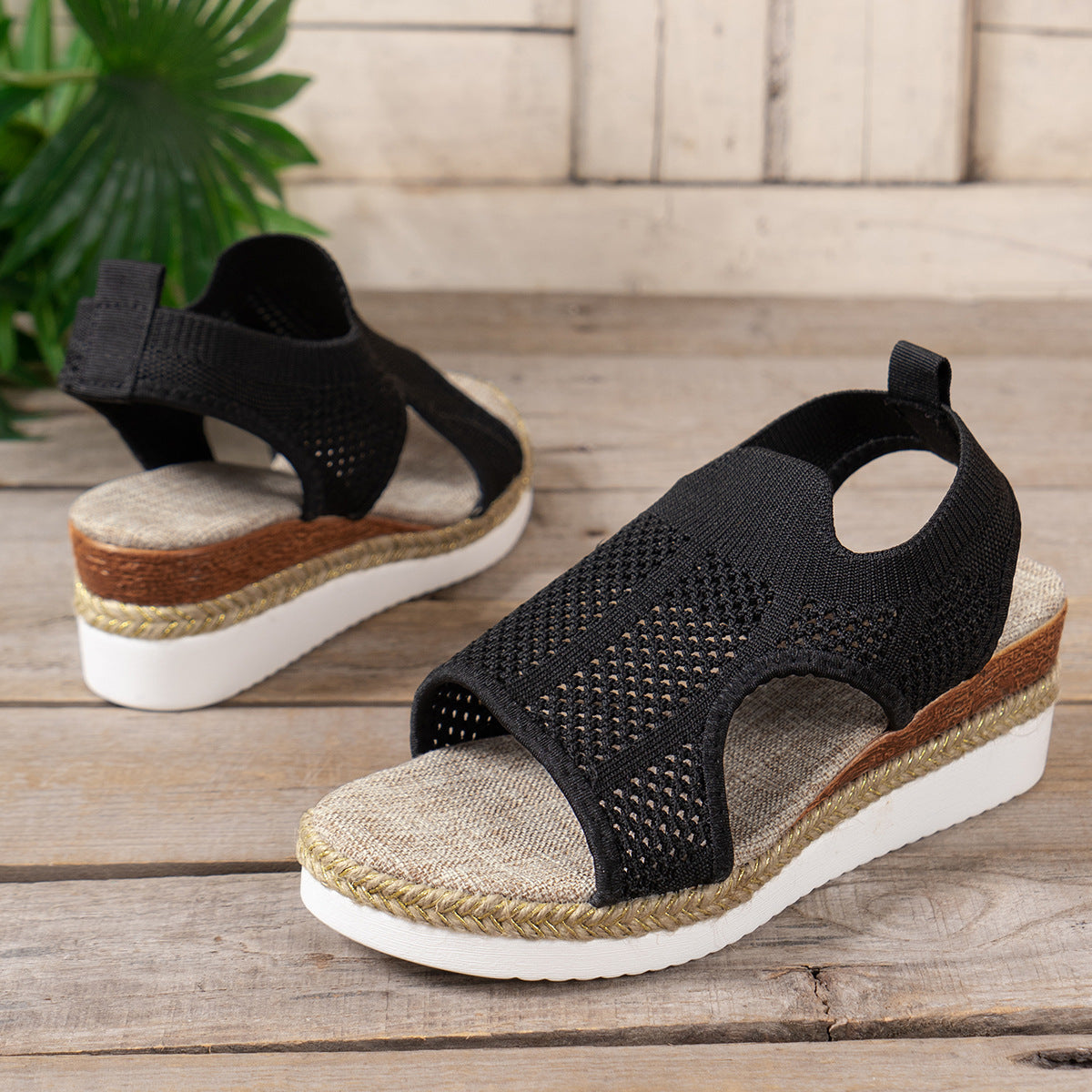 Sandalias de cuña transpirables de Isabella Sol