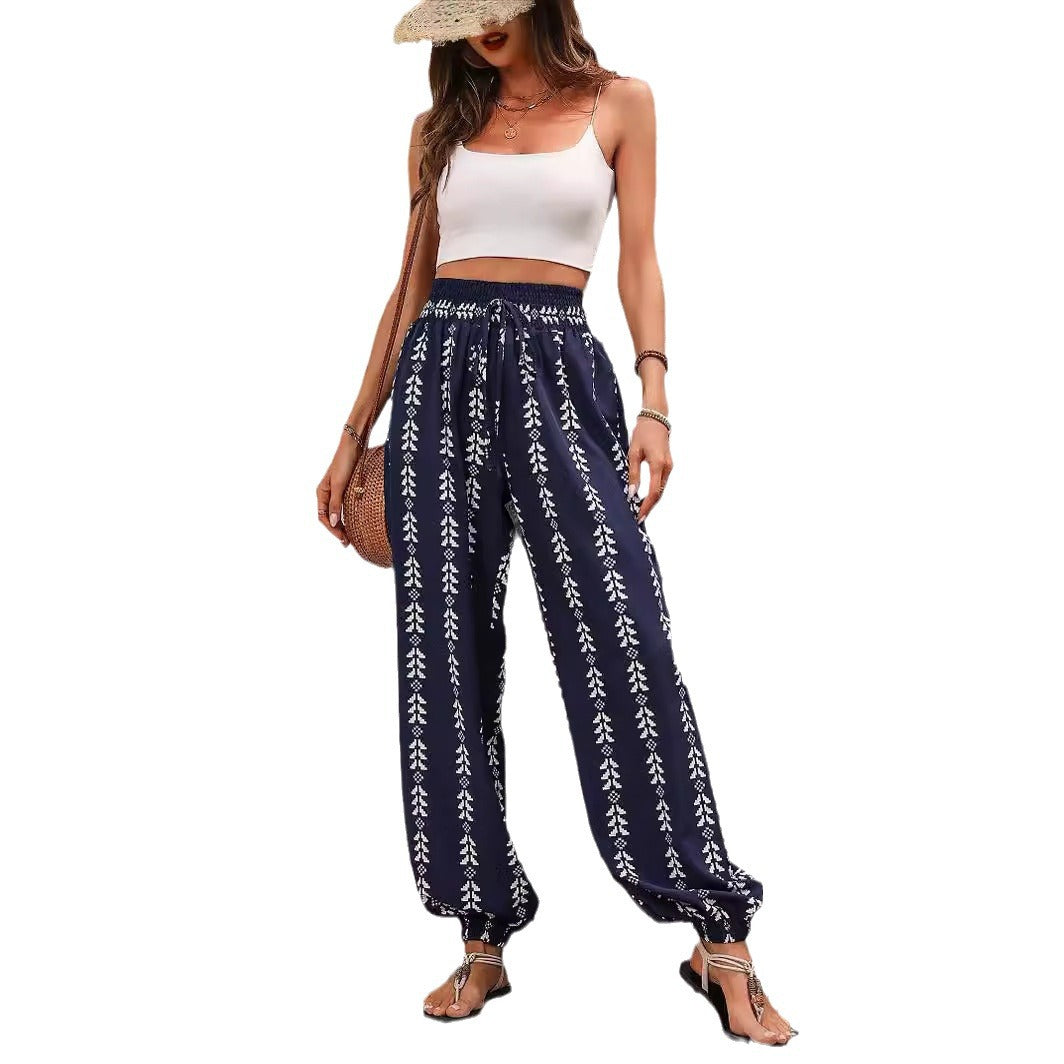 Pantalones anchos de estilo bohemio de Isabella Sol