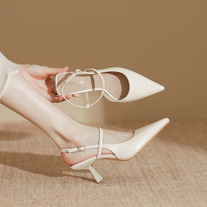 Elegantes sandalias de tacón alto con punta afilada de Isabella Sol