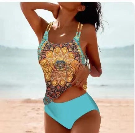 Bikini retro de talle alto de Isabella Sol