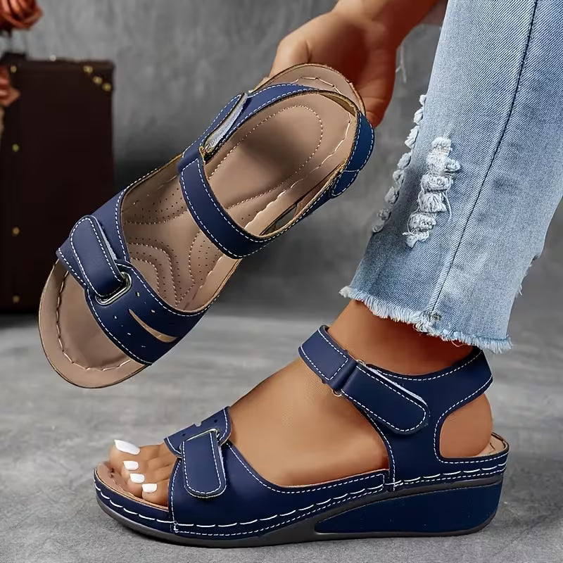 Sandalias de cuña cómodas Isabella Sol Perfect-Fit Strap