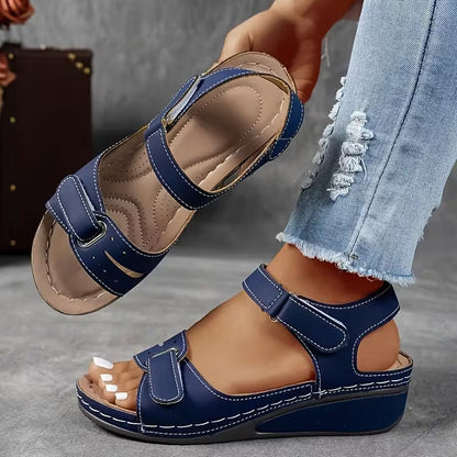 Sandalias de cuña cómodas Isabella Sol Perfect-Fit Strap