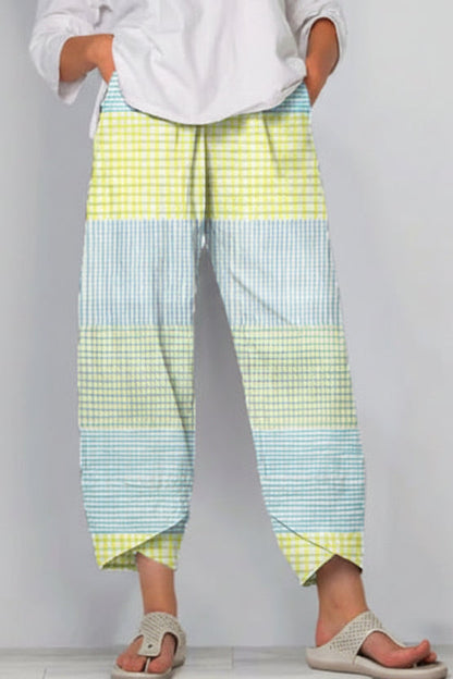 Pantalones cortos Isabella Sol de rayas vibrantes