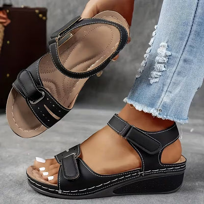 Sandalias de cuña cómodas Isabella Sol Perfect-Fit Strap