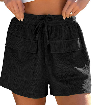 Pantalones cortos de verano con cordón ajustable de Isabella Sol, inspirados en Pinterest.