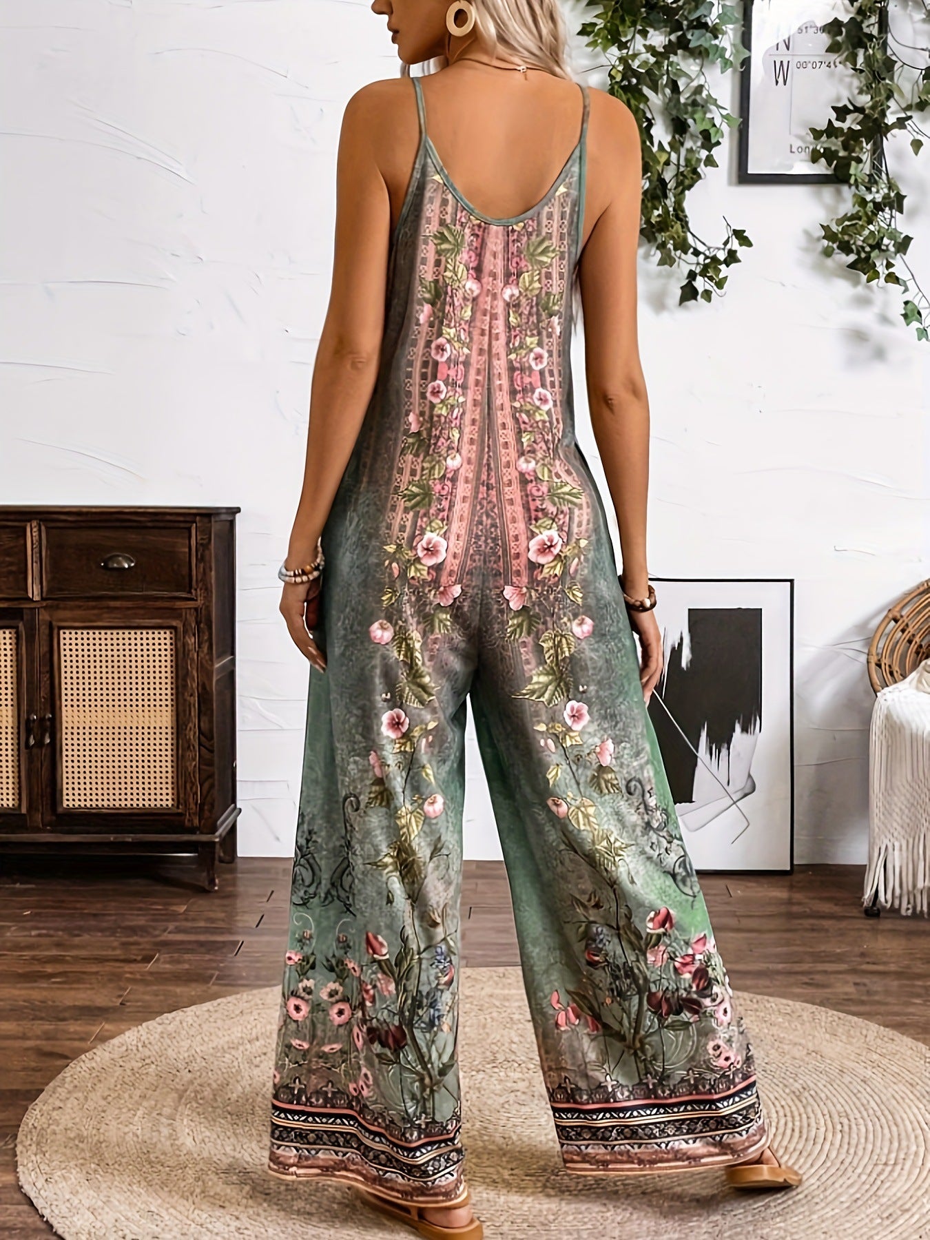 Mono estampado floral bohemio de Isabella Sol