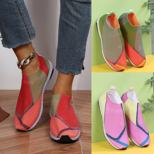 Zapatillas deportivas de malla con bloques de color de Isabella Sol
