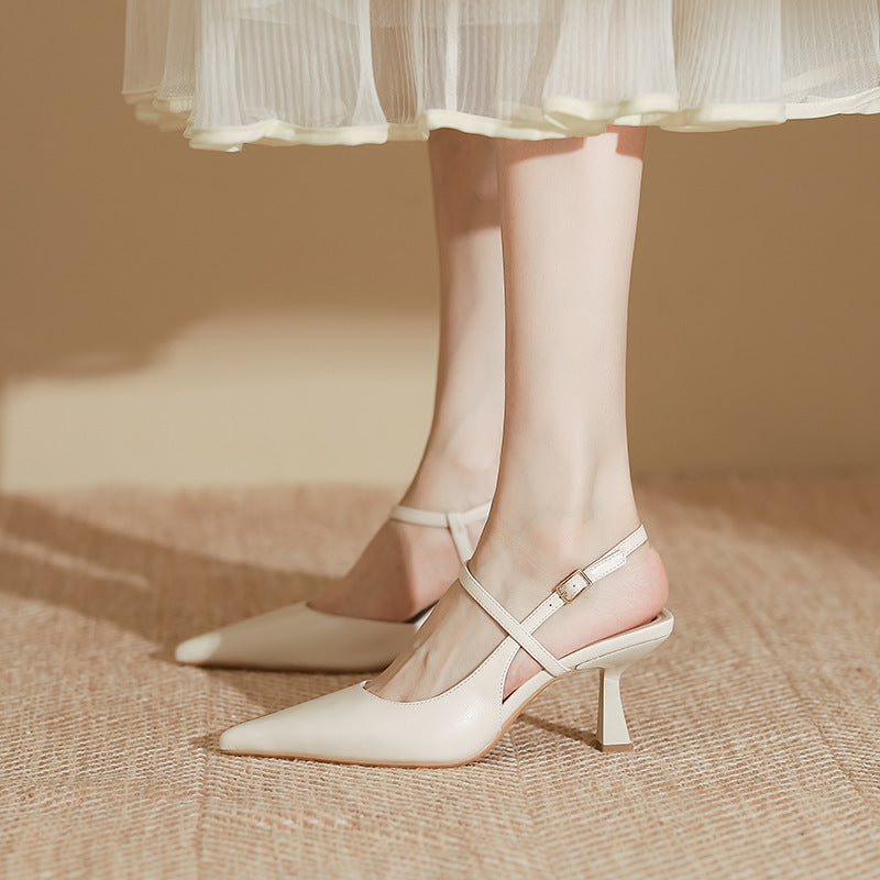 Elegant Isabella Sol Pointed Toe High Heel Sandals
