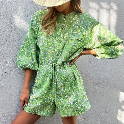 Mono de verano Isabella Sol con estampado vibrante
