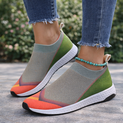 Zapatillas deportivas de malla con bloques de color de Isabella Sol