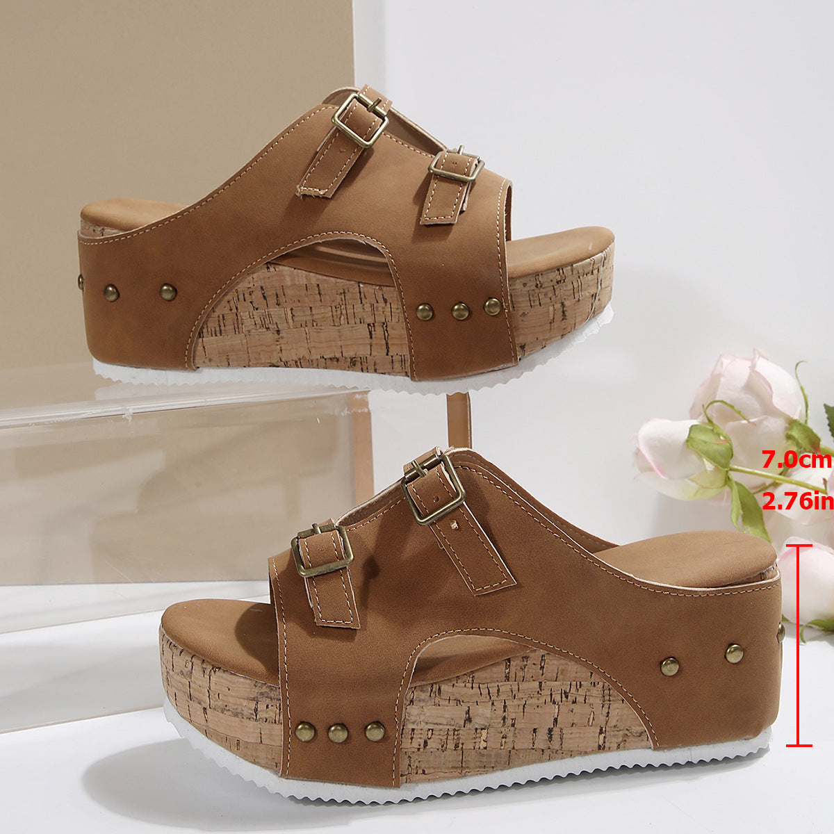 Elegantes sandalias de plataforma de Isabella Sol